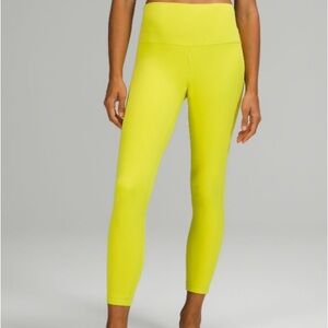 Lululemon yellow align leggings